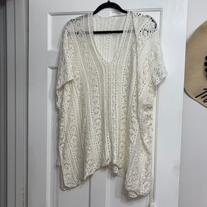 EUC crochet cover up